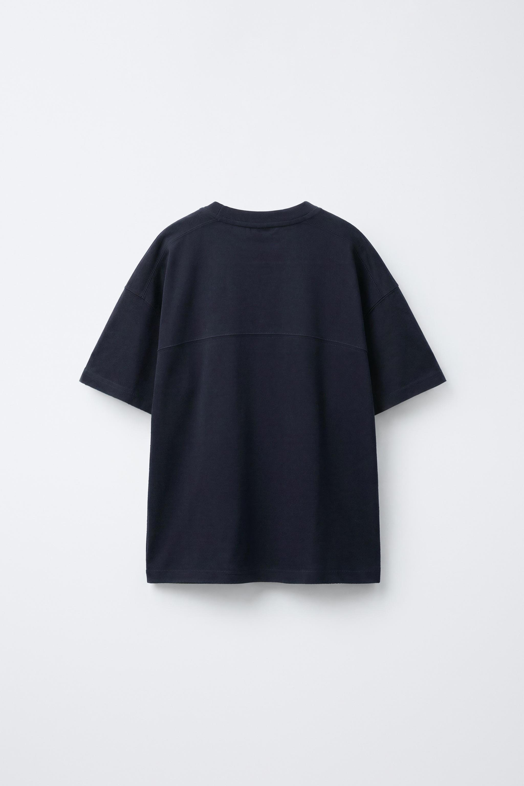 EMBROIDERED TEXT T-SHIRT